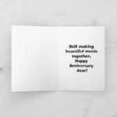 ユーモアあふれる記念日カード 「スペクティクルズ」 カード (内部)