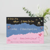 ユーモアあふれる遅すぎるよりはマシなホリデーカード シーズンカード (スタンド正面)