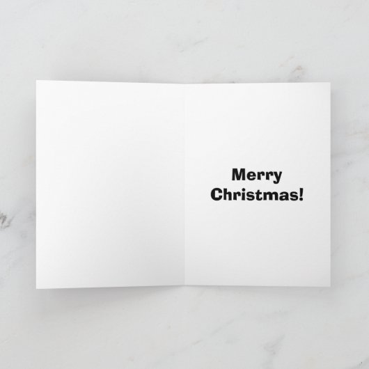 ユーモアあふれる金融ジョークのクリスマスカード シーズンカード (内部)