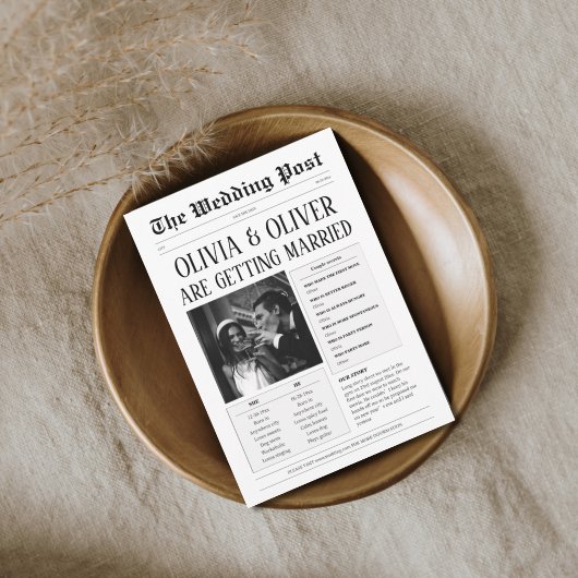 ユーモアあふれる長い物語を短くした結婚式 セーブザデート