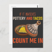 ユーモアあふれる陶芸とタコ好きセラミックアーティスト ポストカード (正面/裏面)