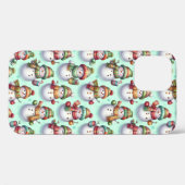 ユーモアあふれる雪だるま Case-Mate iPhoneケース (裏面 (横))