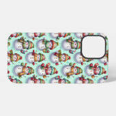 ユーモアあふれる雪だるま iPhoneケース (裏面横)