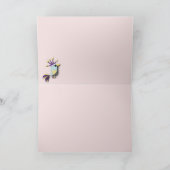 ユーモアあふれる鳥のブランクカード カード (内部)