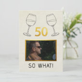 ユーモアあふれる50歳の誕生日 シーズンカード (スタンド正面)