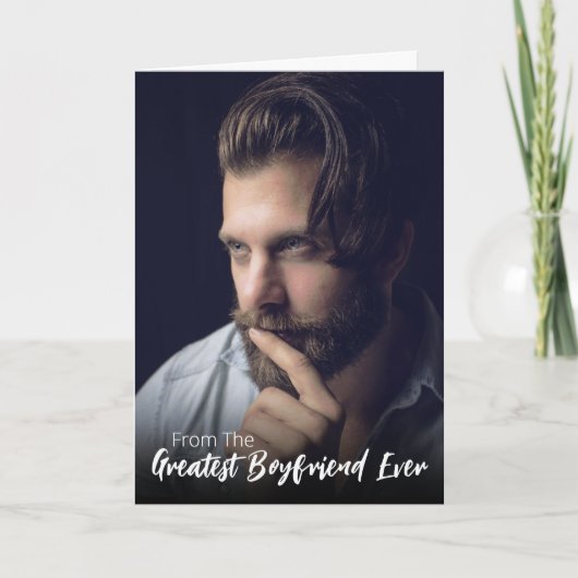 ユーモアあふれる - あなたを完成させる - バレンタインデーの写真 カード (正面)