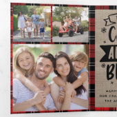 ユーモアあふれる レアな穏やかさ いつだって明るい プライド バルマップ フォト 三つ折りクリスマスカード (内部最初)