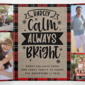 ユーモアあふれる レアな穏やかさ いつだって明るい プライド バルマップ フォト 三つ折りクリスマスカード (内部中)