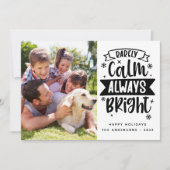 ユーモアあふれる レアな 落ち着き いつだって 明るい フォト シーズンカード (正面)