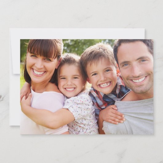 ユーモアあふれる レアな 落ち着き いつだって 明るい フォト シーズンカード (裏面)