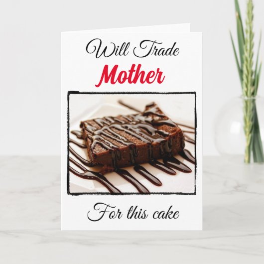ユーモアあふれる 交換希望: 母 カード (正面)