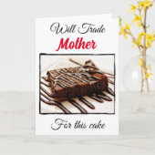 ユーモアあふれる 交換希望: 母 カード (黄色い花)