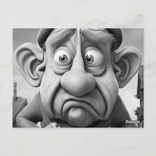 ユーモアあふれる 永遠の若さの節目 誕生日 ポストカード (裏面)