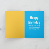 ユーモアあふれるDIY ネコパパ 誕生日 - ネコが大好きなDIY カード (内部)