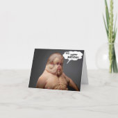 ユーモアおもしろいガイWTF誕生日カード カード (正面)