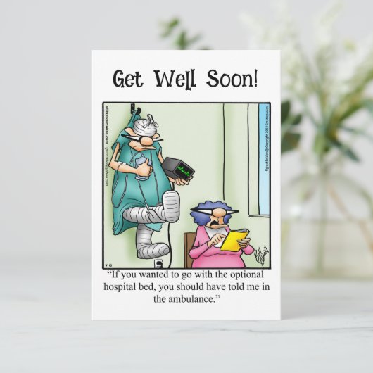 ユーモアおもしろいグリーティングカードを手に入れる (スタンド正面)