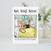 ユーモアおもしろいグリーティングカードを手に入れる (スタンド正面)