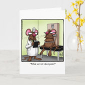 ユーモアおもしろいグリーティングカードを手に入れる カード (黄色い花)