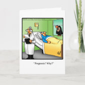 ユーモアおもしろいグリーティングカードを手に入れる カード (正面)