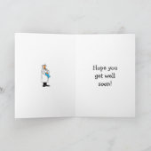 ユーモアおもしろいグリーティングカードを手に入れる カード (内部)