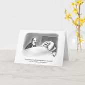 ユーモアおもしろいグリーティングカードを手に入れる カード (黄色い花)