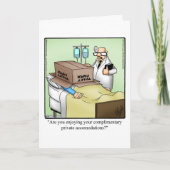 ユーモアおもしろいグリーティングカードを手に入れる カード (正面)