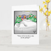 ユーモアおもしろいグリーティングカードを手に入れる カード (黄色い花)