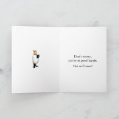 ユーモアおもしろいグリーティングカードを手に入れる カード (内部)