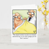 ユーモアおもしろいグリーティングカードを手に入れる カード (黄色い花)