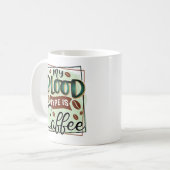 ユーモアおもしろいコーヒー引用文コーヒーマグ コーヒーマグカップ (正面左)