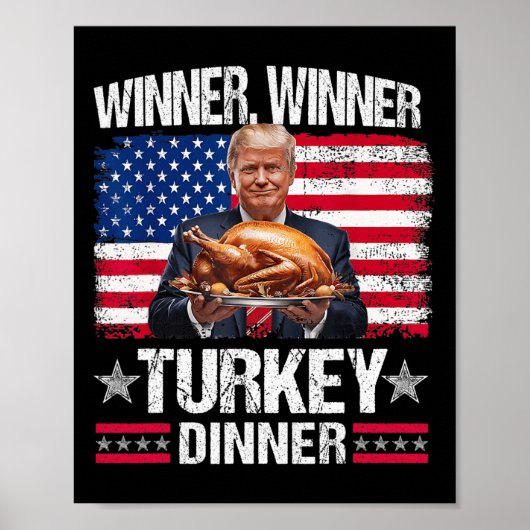 ユーモアおもしろいトランプの勝者 ポスター (正面)
