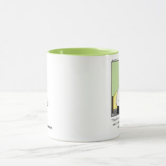 ユーモアおもしろいマグを受ける マグカップ (中央)