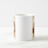 ユーモアおもしろいヴィンテージママの妻 コーヒーマグカップ (中央)