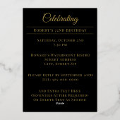 ユーモアおもしろい六百七十80誕生日 箔シーズンカード (裏面)