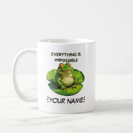 ユーモアおもしろい愛好家と考え過ぎる人のためのデザイン コーヒーマグカップ