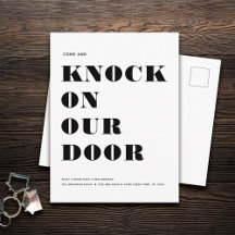 ユーモアおもしろい新しいアドレスシンプルミニマリスト移動