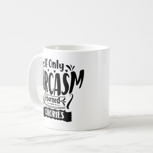 ユーモアおもしろい皮肉ドーズシンプルブはっきりしたルクリーン コーヒーマグカップ (正面左)