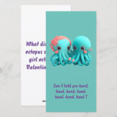 ユーモアたこバレンタイン シーズンカード (正面/裏面)