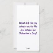 ユーモアたこバレンタイン シーズンカード (裏面)