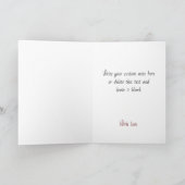 ユーモアたっぷりなイタズラ好きのチェスの女王のギャンビットバレンタインデー カード (内部)