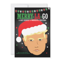 ユーモアたっぷりなクリスマスカード トランプ大統領バージョン  