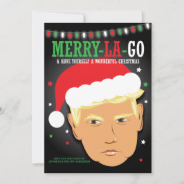 ユーモアたっぷりなクリスマスカード トランプ大統領バージョン シーズンカード