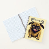 ユーモアたっぷりのイヌモンスター：カニン・クランプス ノートブック (内部)