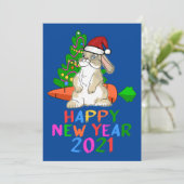 ユーモアたっぷりのウサギのお正月2021 シーズンカード (スタンド正面)