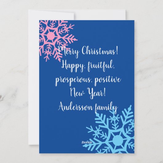 ユーモアたっぷりのウサギの新年2021 シーズンカード (裏面)