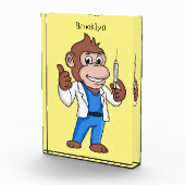 ユーモアたっぷりのオランウータンの漫画医者 フォトブロック (右)