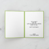 ユーモアたっぷりのカエルとガマくん クールなママ ハッピーバースデー サンキューカード (内部)