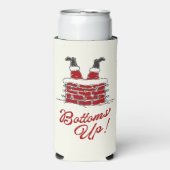 ユーモアたっぷりのクリスマスサンタパンツを履こう フレンドマス スリム缶クーラー (Seltzer正面)