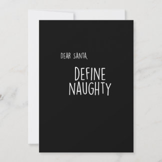 ユーモアたっぷりのクリスマス　いたずらっ子とよい子のサンタチェックリスト シーズンカード