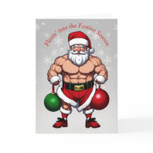 ユーモアたっぷりのサンタクロース